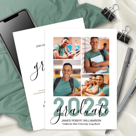 University Graduation 2023パーティー4枚 案内状