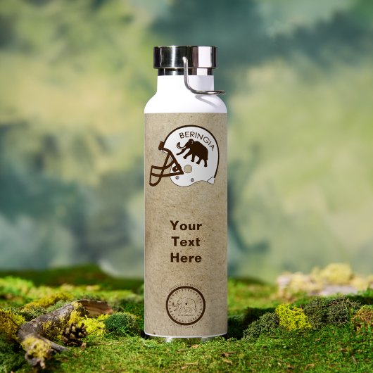 University of Beringia Football ウォーターボトル (アウトドア (回転後))