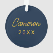 University of California, Irvineロゴ オーナメント (裏面)