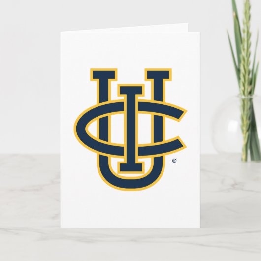 University of California, Irvineロゴ カード (正面)