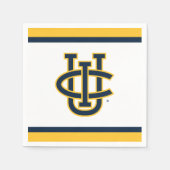 University of California, Irvineロゴ スタンダードカクテルナプキン (正面)