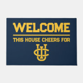 University of California, Irvineロゴ ドアマット (正面)