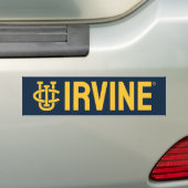 University of California, Irvineロゴ バンパーステッカー (車上)