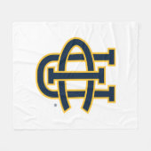 University of California, Irvineロゴ フリースブランケット (正面(横))