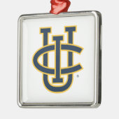 University of California, Irvineロゴ メタルオーナメント (左)