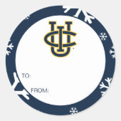 University of California, Irvineロゴ ラウンドシール (正面)