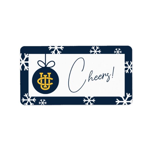 University of California, Irvineロゴ ラベル (正面)