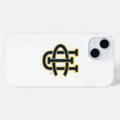 University of California, Irvineロゴ Case-Mate iPhoneケース (裏面 (横))