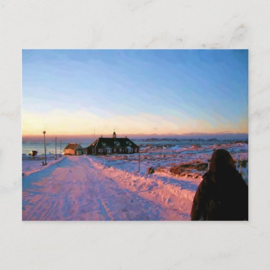 University of Greenland by Ozborne Whilliamsson ポストカード (正面)