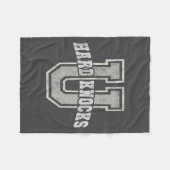 University Of Hard Knocks Life Goals College Schoo フリースブランケット (正面(横))