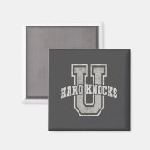 University Of Hard Knocks Life Goals College Schoo マグネット (正面/裏面)