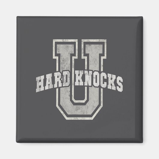 University Of Hard Knocks Life Goals College Schoo マグネット (正面)