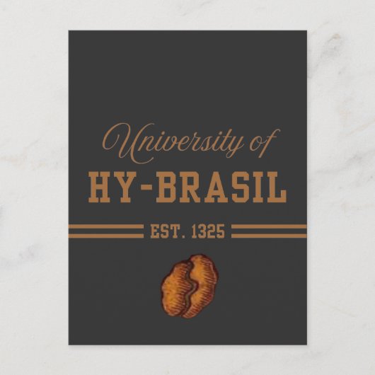 University of Hy-Brasil, Est. 1325 ポストカード (正面)