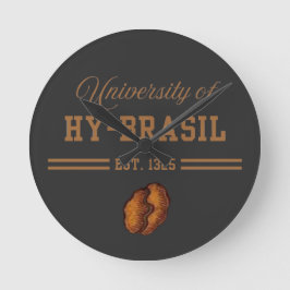 University of Hy-Brasil, Est. 1325 ラウンド壁時計
