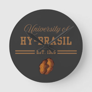 University of Hy-Brasil, Est. 1325 ラウンド壁時計