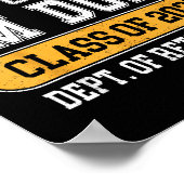 University Of I’m Done Cl Of 2025 Funny Graduate J ポスター (角)