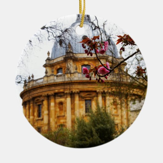 University of Oxford セラミックオーナメント (正面)