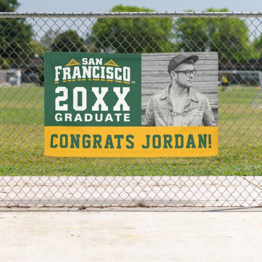 University of San Franciscoロゴ | 卒業 横断幕 (インサイチュ)