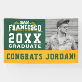 University of San Franciscoロゴ | 卒業 横断幕 (横)