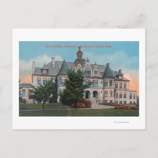 University of WA Main Bldgの外観 ポストカード (正面)