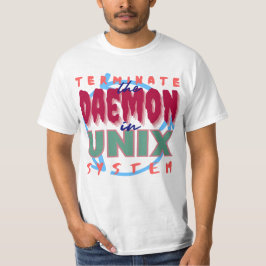 Unixシステムのデーモンプロセス Tシャツ