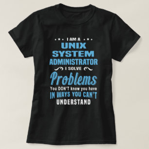 UNIXシステム管理者 Tシャツ
