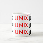 Unix Unix Unix コーヒーマグカップ (中央)