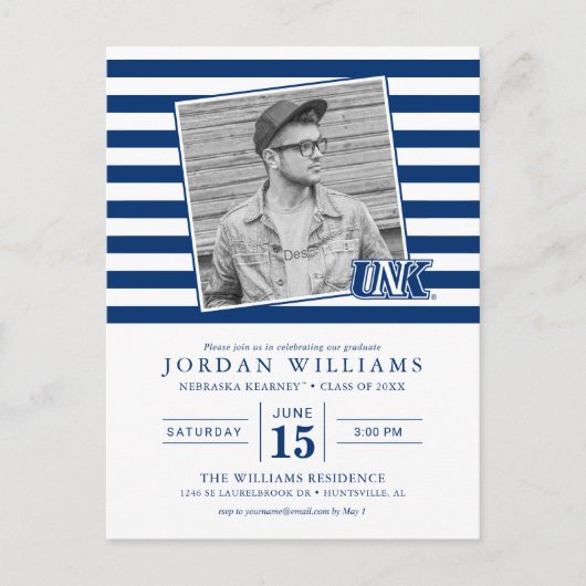 UNK大学ラッパー卒業 案内ポストカード (正面)