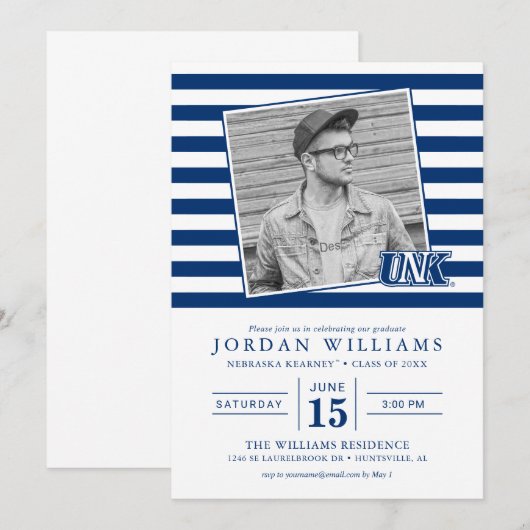 UNK大学ラッパー卒業 案内状 (正面/裏面)