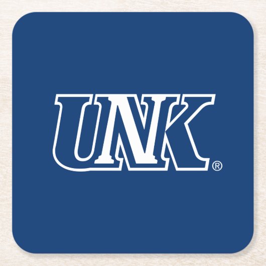UNK|カーニーのネブラスカ大学 スクエアペーパーコースター (正面)