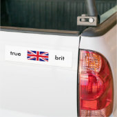 UNKG0001、true、brit バンパーステッカー (トラック上)