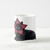 Unknown Monster Black Cat | Dark Fantasy Cat Art | コーヒーマグカップ (中央)