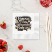 Unknown Today, Unforgettable Tomorrow 縁ありカクテルナプキン (インサイチュ)