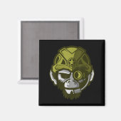 Unleahe Gorilla Body Building Motivation Gym Gift  マグネット (正面/裏面)