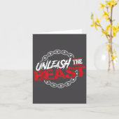 Unleahe _ Gym Mode Fitness Motivation Wer  カード (黄色い花)