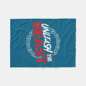 Unleahe _ Gym Mode Fitness Motivation Wer  フリースブランケット (正面(横))