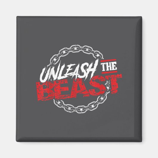 Unleahe _ Gym Mode Fitness Motivation Wer  マグネット (正面)