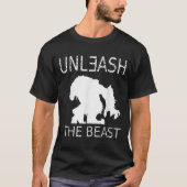 Unleahe Workout Motivation Gym Graphic  Tシャツ (正面)