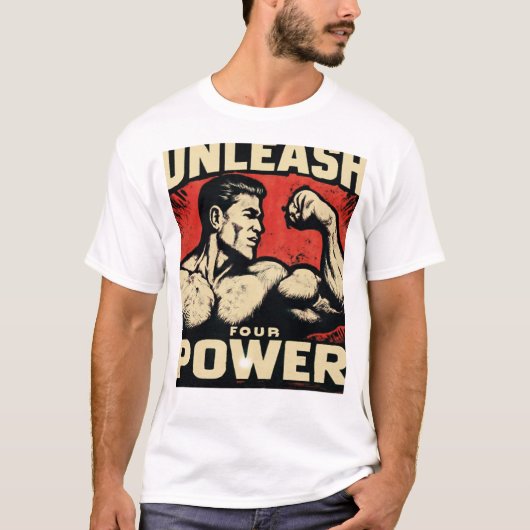 Unleash Four Power – Activate Your Inner Forces Tシャツ (正面)