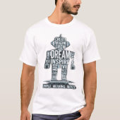 Unleash Potential – Motivational Word Art T-Shirt Tシャツ (正面)
