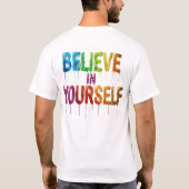 Unleash Potential – Motivational Word Art T-Shirt Tシャツ (裏面)