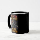 Unleash the Beast – Bodybuilding Power Muscle Gift マグカップ (正面左)