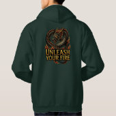 Unleash Your Fire Dragon Hoodie 🔥 パーカ (裏面)