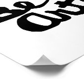 Unleash Your Inner Artist – Bold Calligraphy Print ポスター (角)