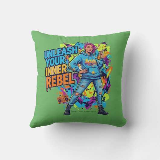 Unleash Your Inner Rebel -  クッション (裏面)