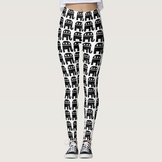 Unleash Your Patriotism: Stunning Leggings for Tru レギンス (正面)