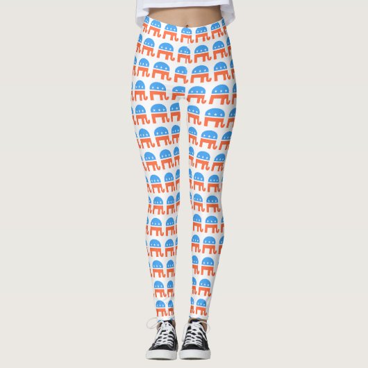 Unleash Your Patriotism: Stunning Leggings for Tru レギンス (正面)