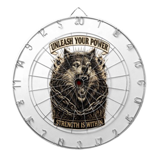 Unleash Your Power — Strength Is Within ダーツボード (正面)