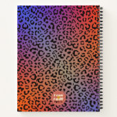 Unleash Your Wild Side – Leopard Print Notebook ノートブック (裏面)
