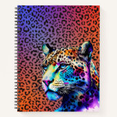 Unleash Your Wild Side – Leopard Print Notebook ノートブック (正面)